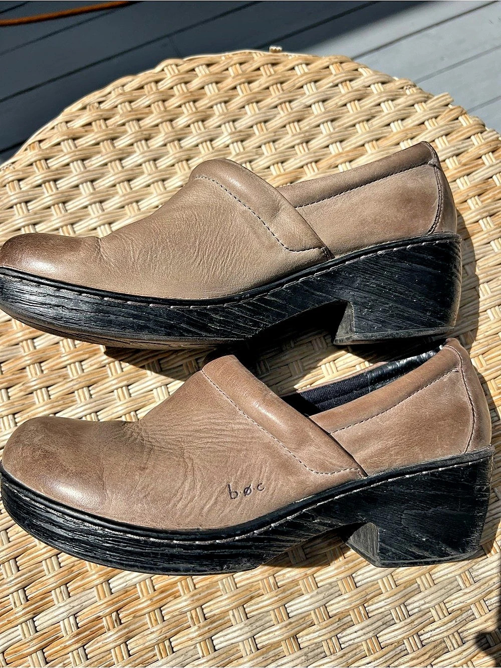 b.o.c. Natasha Platform Clog Women's Brown & Black